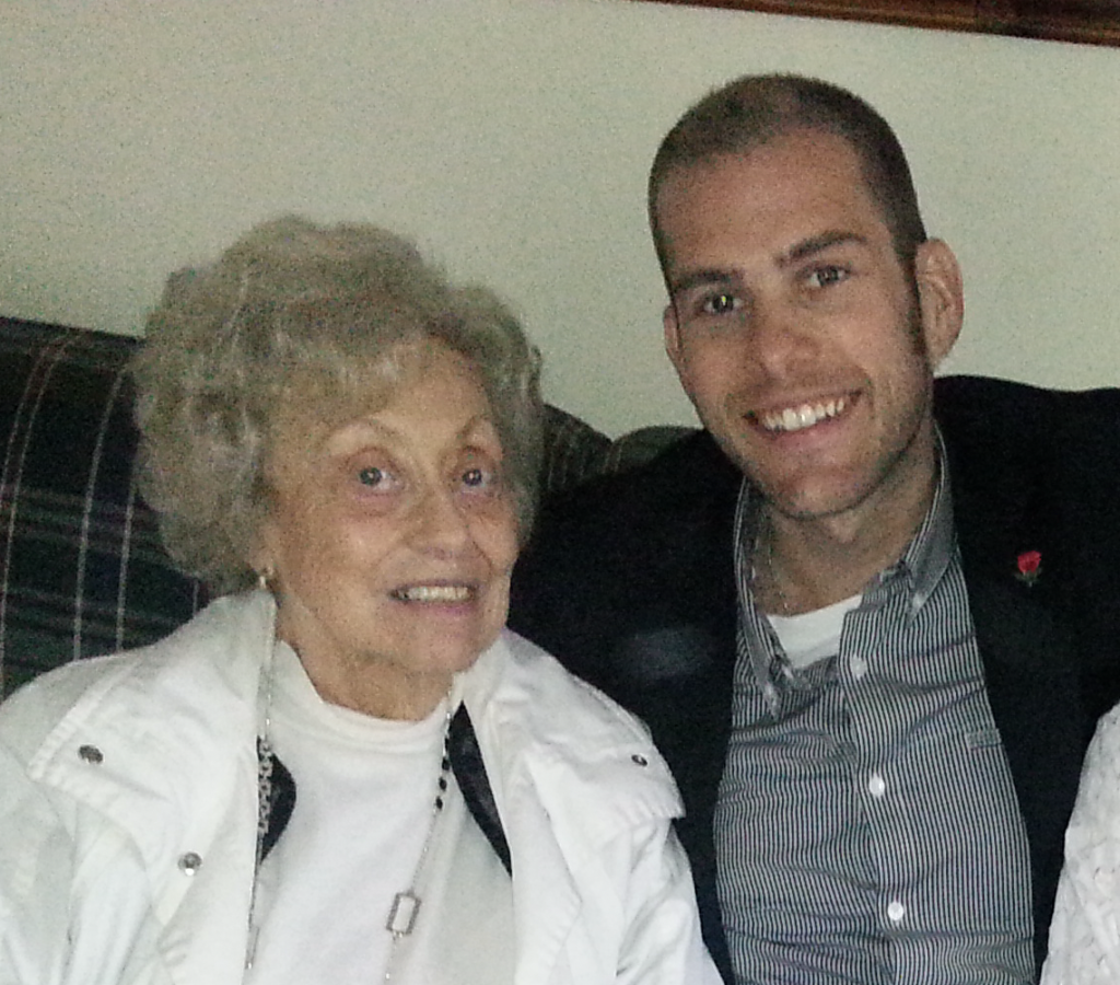 Arlene and her grandson Michael, the founder